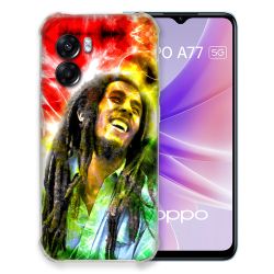 Coque Pour Oppo A77 5G Musique Bob Marley Color