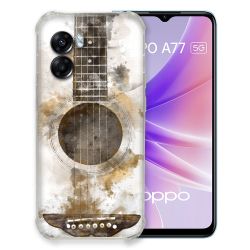 Coque Pour Oppo A77 5G Musique Guitare Tag