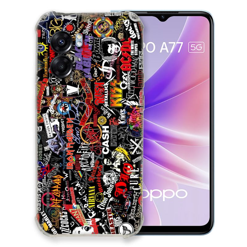 Coque Pour Oppo A77 5G Musique Rock Groupe