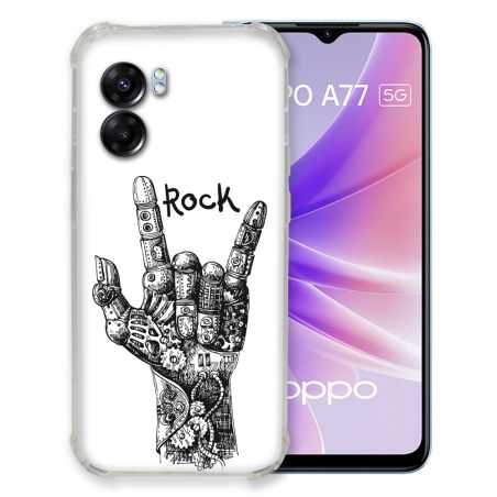 Coque Pour Oppo A77 5G Musique Rock Main