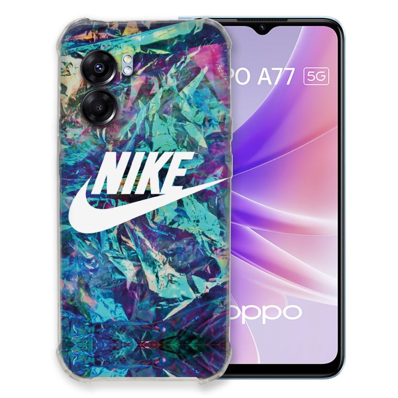 Coque Pour Oppo A77 5G Nike Turquoise