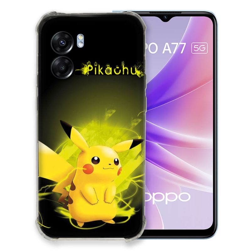 Coque Pour Oppo A77 5G Pokemon Pikachu Eclair
