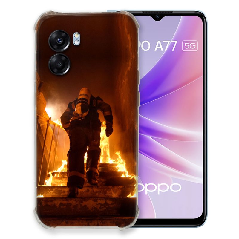 Coque Pour Oppo A77 5G Pompier Escalier