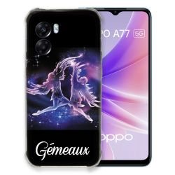 Coque Pour Oppo A77 5G Signe Zodiaque 2 Gémeaux