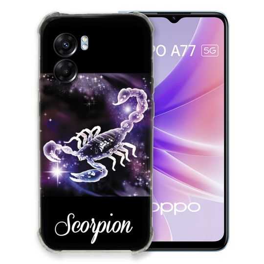 Coque Pour Oppo A77 5G Signe Zodiaque 2 Scorpion
