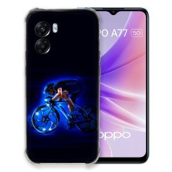 Coque Pour Oppo A77 5G Sport Cyclisme Bleu