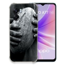 Coque Pour Oppo A77 5G Sport Rugby Ballon Vintage