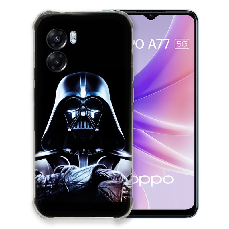 Coque Pour Oppo A77 5G Star Wars - Dark Vador Noir