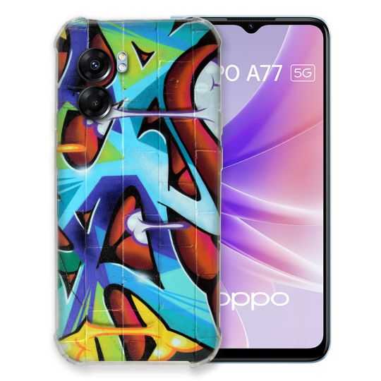 Coque Pour Oppo A77 5G Street Art Graf Color