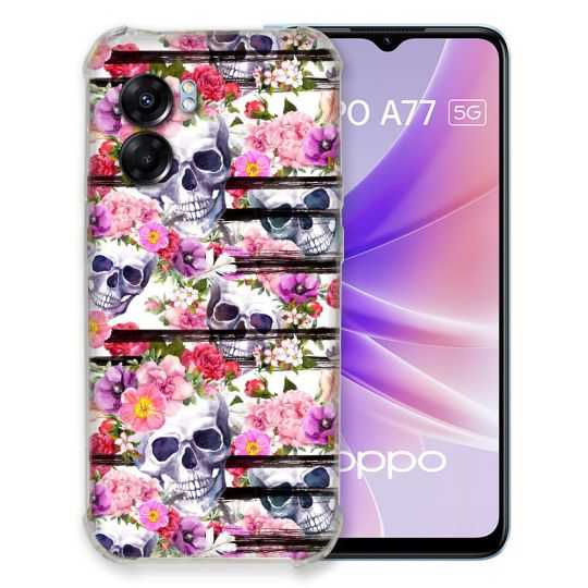Coque Pour Oppo A77 5G Tete de Mort Pattern