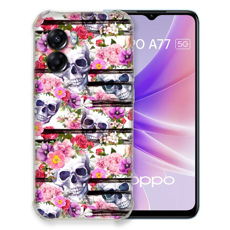 Coque Pour Oppo A77 5G Tete de Mort Pattern