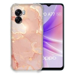 Coque Pour Oppo A77 5G Texture Marbre Rose