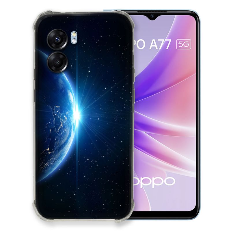 Coque Pour Oppo A77 5G Univers Planete Terre