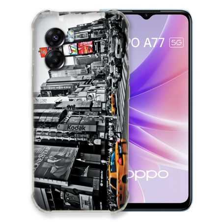 Coque Pour Oppo A77 5G Voyage Amerique USA New York Taxi