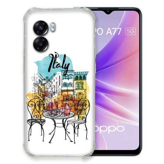 Coque Pour Oppo A77 5G Voyage Italie Vintage