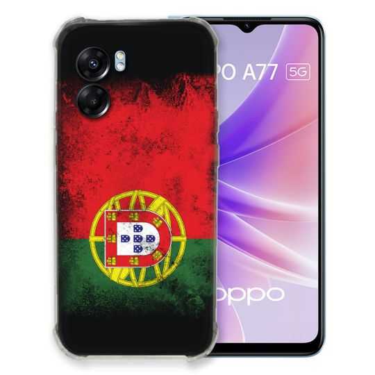Coque Pour Oppo A77 5G Voyage Portugal Drapeau