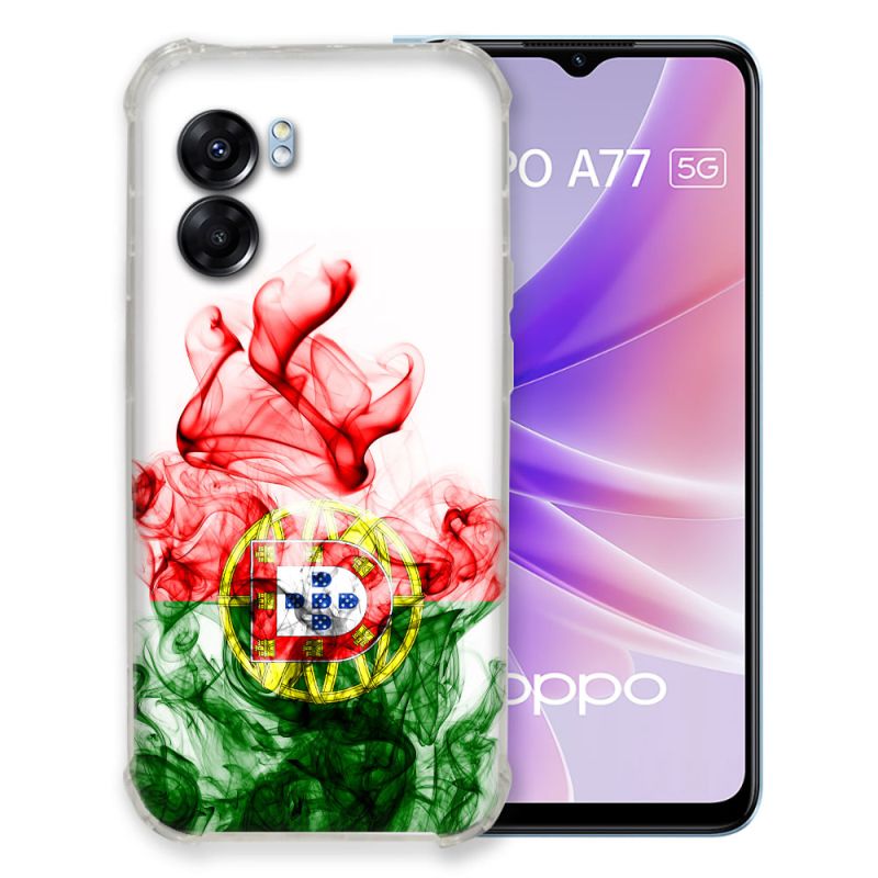 Coque Pour Oppo A77 5G Voyage Portugal Flamme