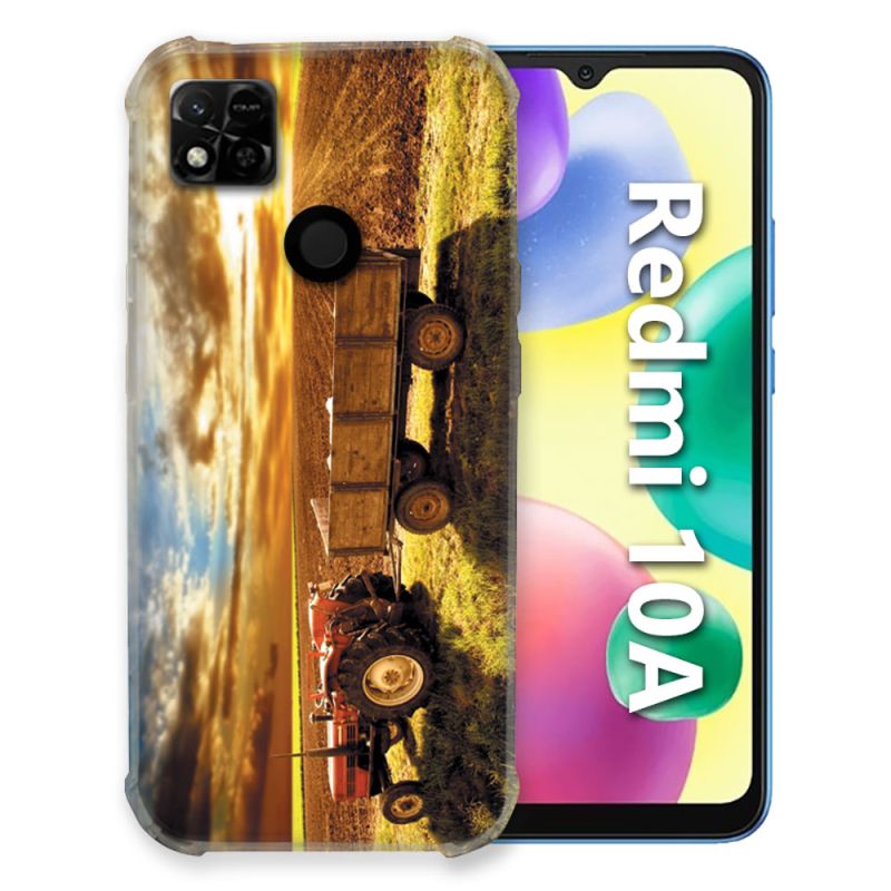 Coque Pour Xiaomi Redmi 10A Agriculture Tracteur Color