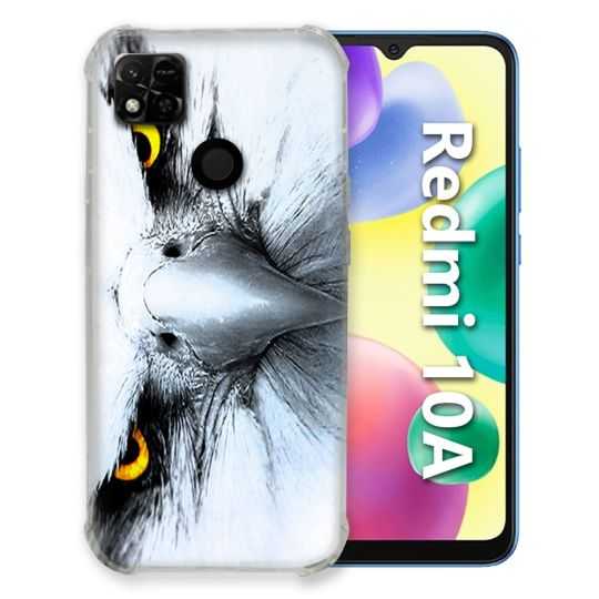 Coque Pour Xiaomi Redmi 10A Animal Aigle Royal Blanc