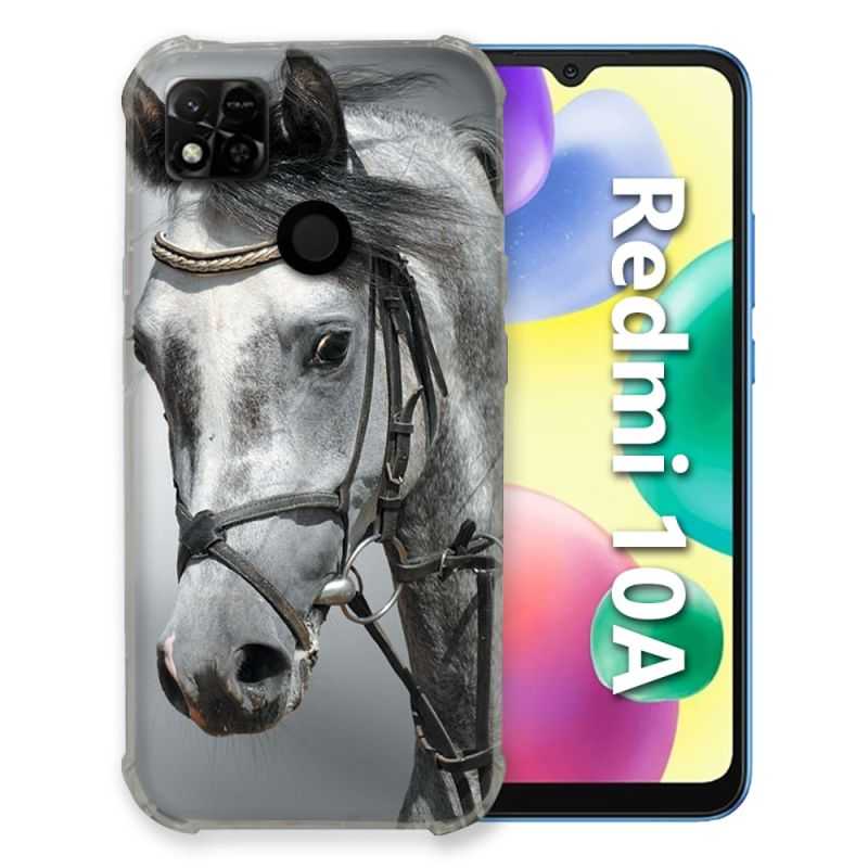 Coque Pour Xiaomi Redmi 10A Animal Cheval Blanc