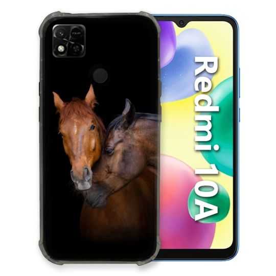 Coque Pour Xiaomi Redmi 10A Animal Cheval Marron