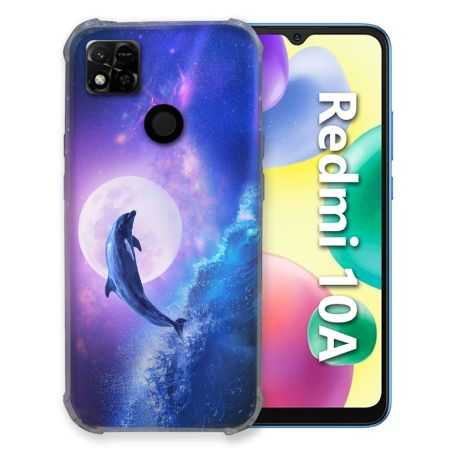 Coque Pour Xiaomi Redmi 10A Animal Dauphin Vague