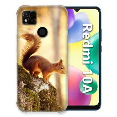Coque Pour Xiaomi Redmi 10A Animal Ecureuil Bois