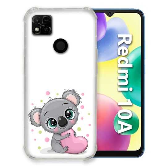 Coque Pour Xiaomi Redmi 10A Animal Koala Cœur