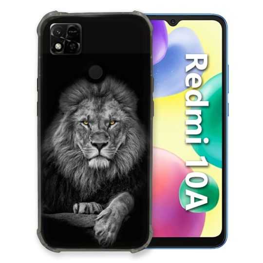 Coque Pour Xiaomi Redmi 10A Animal Lion Majestueux