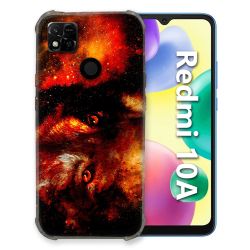 Coque Pour Xiaomi Redmi 10A Animal Loup Espace