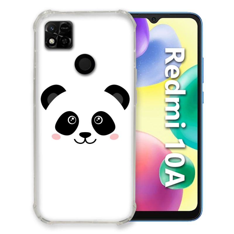 Coque Pour Xiaomi Redmi 10A Animal Panda Blanc