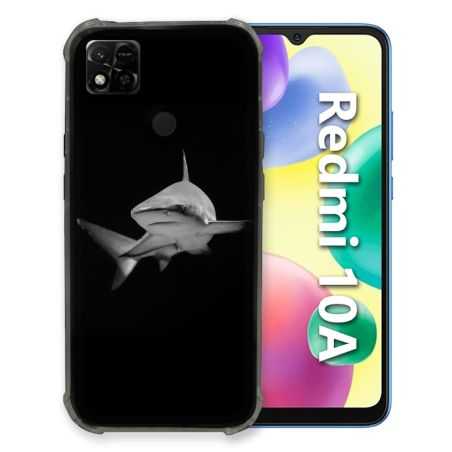 Coque Pour Xiaomi Redmi 10A Animal Requin Sombre