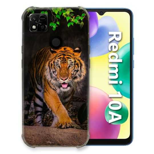 Coque Pour Xiaomi Redmi 10A Animal Tigre Jungle