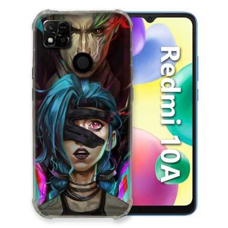 Coque Pour Xiaomi Redmi 10A Arcane Jynx Bleu