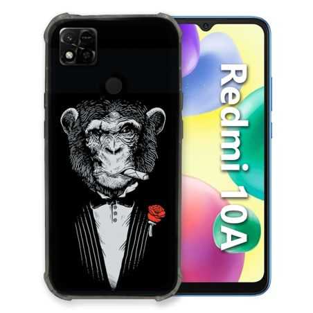 Coque Pour Xiaomi Redmi 10A Decale Singe Mafia