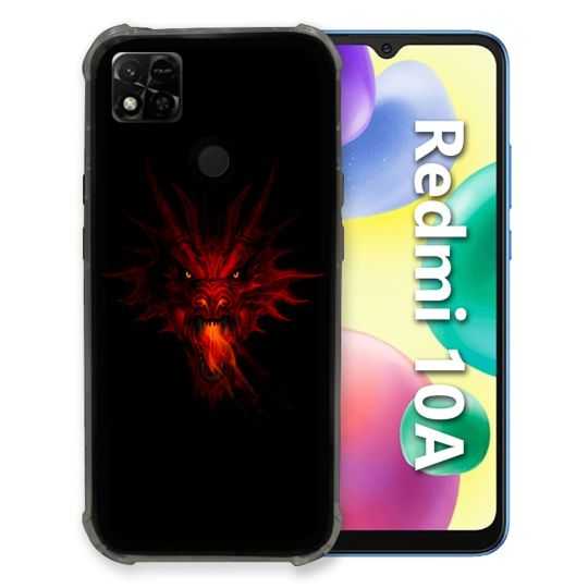 Coque Pour Xiaomi Redmi 10A Fantastique Dragon Feu