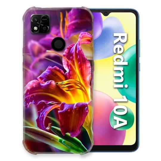 Coque Pour Xiaomi Redmi 10A Fleur Lys Color
