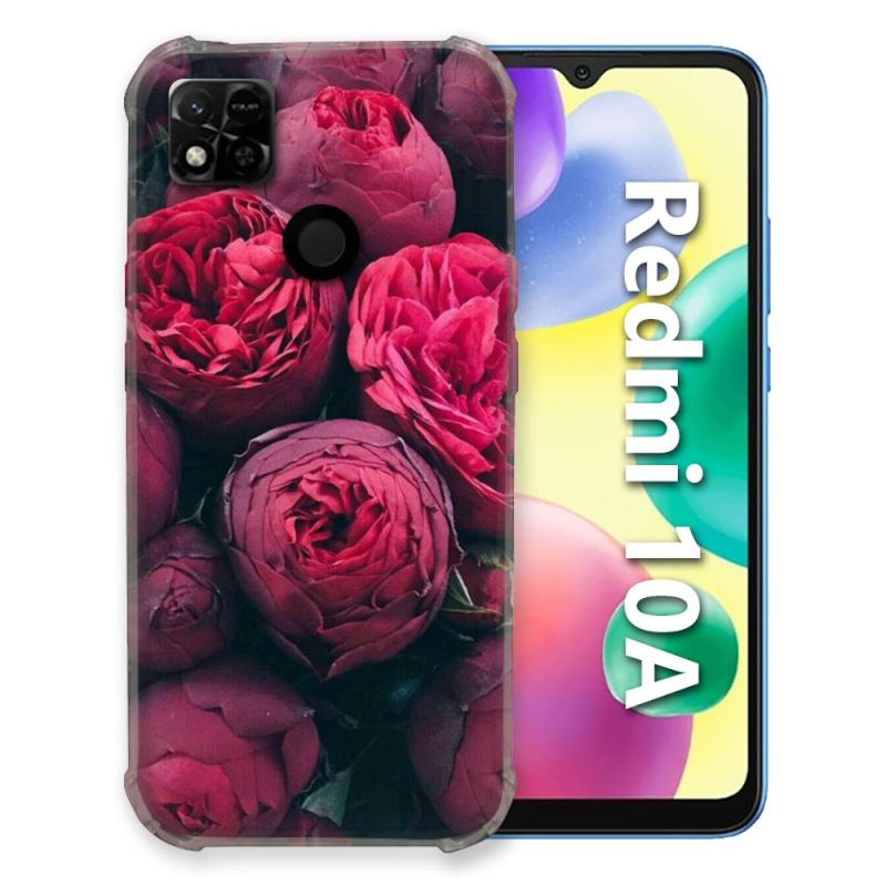 Coque Pour Xiaomi Redmi 10A Fleur Pivoine