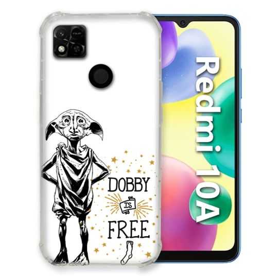 Coque Pour Xiaomi Redmi 10A Harry Potter Dobby Free Blanc