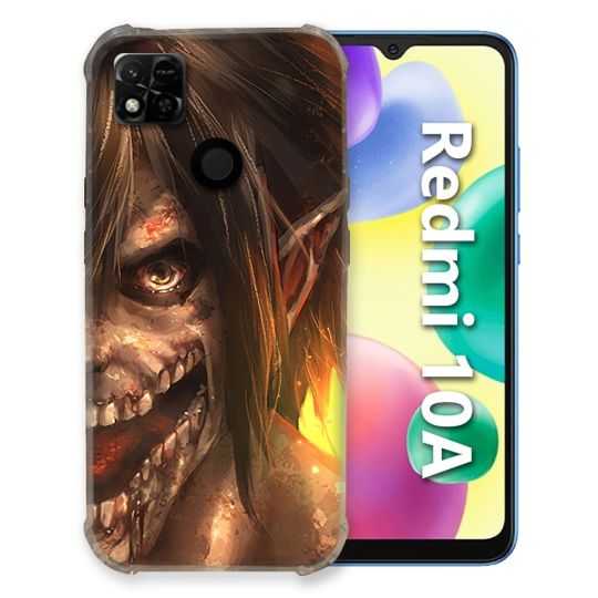 Coque Pour Xiaomi Redmi 10A Manga Attaque Titans Eren Titan