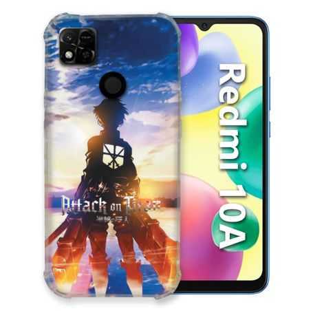 Coque Pour Xiaomi Redmi 10A Manga Attaque Titans Soleil