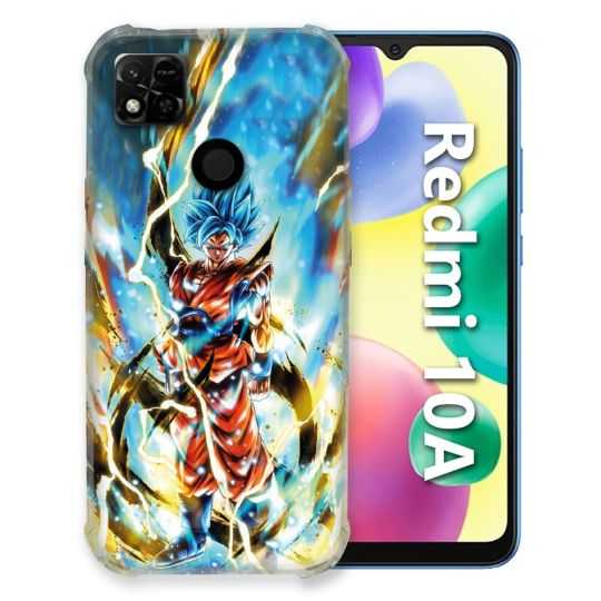Coque Pour Xiaomi Redmi 10A Manga Dragon Ball Sangoku Blanc
