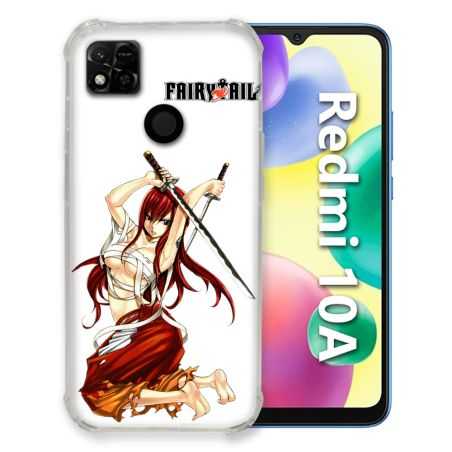 Coque Pour Xiaomi Redmi 10A Manga Fairy Tail Erza