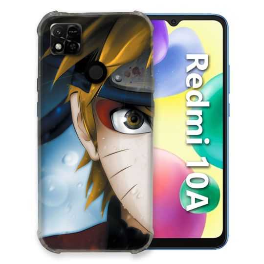 Coque Pour Xiaomi Redmi 10A Manga Naruto Blanc