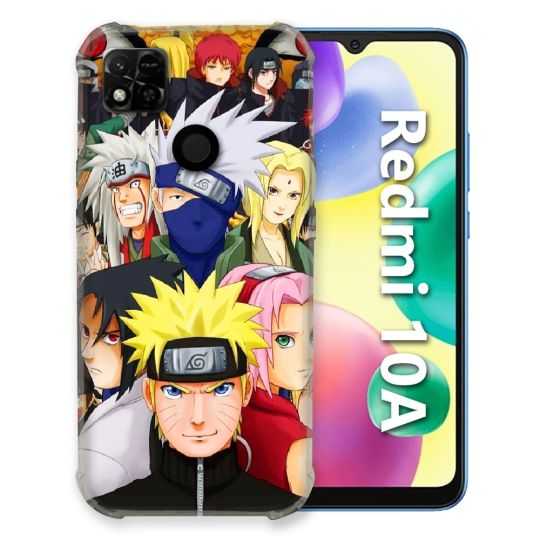 Coque Pour Xiaomi Redmi 10A Manga Naruto Team