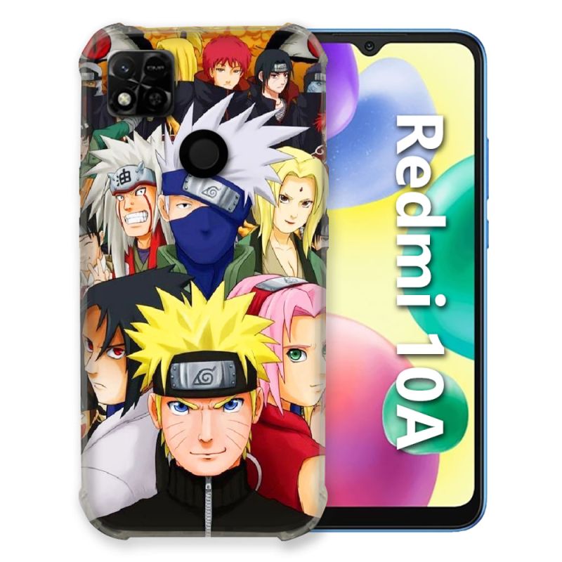 Coque Pour Xiaomi Redmi 10A Manga Naruto Team