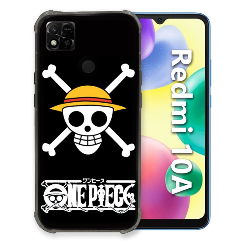 Coque Pour Xiaomi Redmi 10A Manga One Piece Tete de Mort