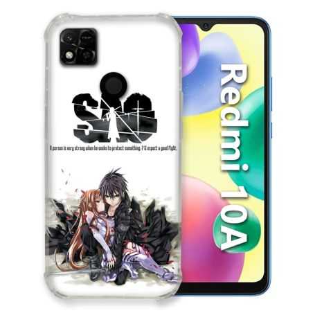 Coque Pour Xiaomi Redmi 10A Manga SAO sword Art Online Blanc