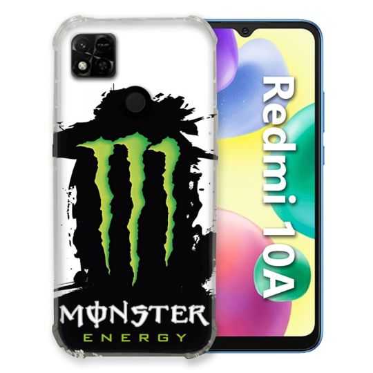 Coque Pour Xiaomi Redmi 10A Monster Energy Tache