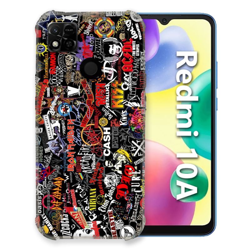 Coque Pour Xiaomi Redmi 10A Musique Rock Groupe